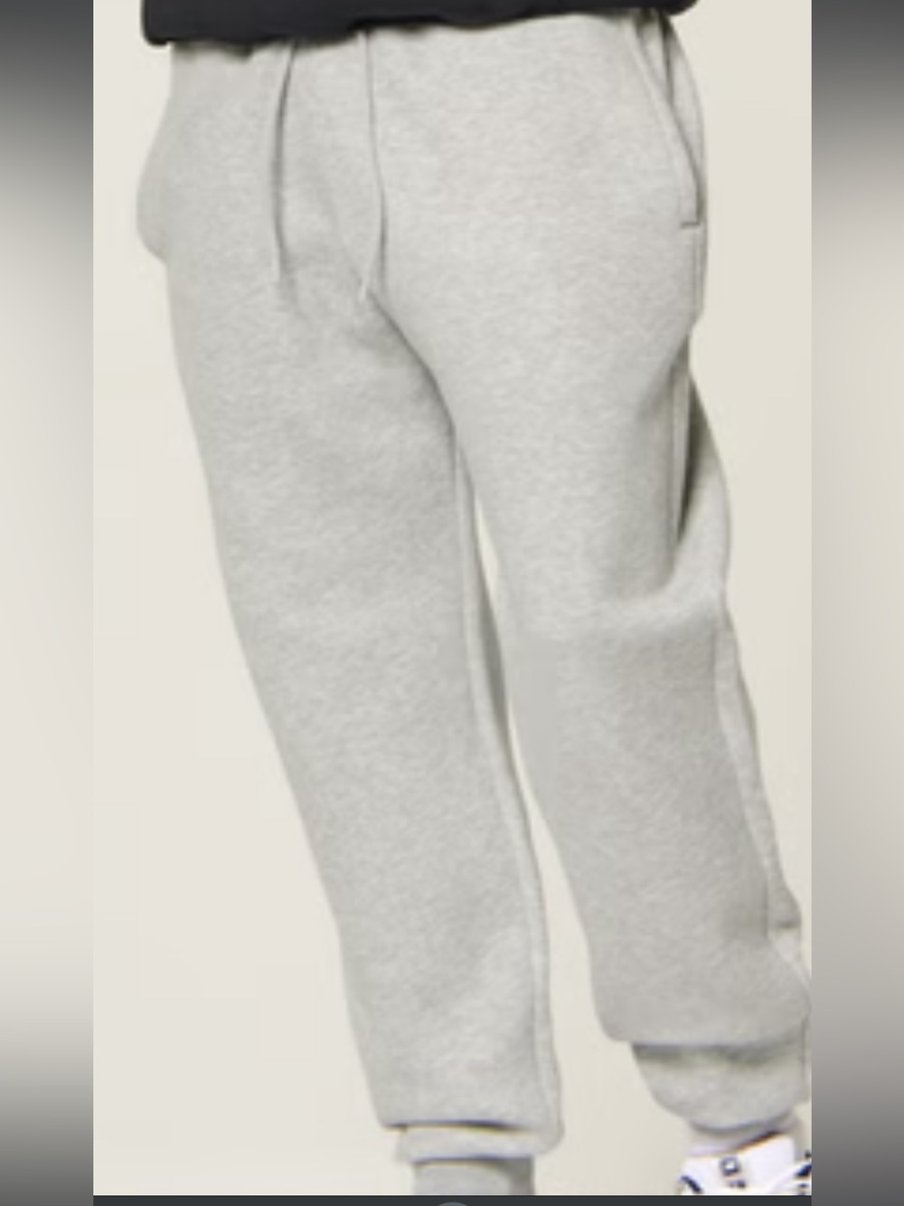 Men’s Heather Grey Hollister Joggers size Medium